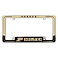 Purdue Boilermakers Two-Tone Chrome Automotive License Plate Frame