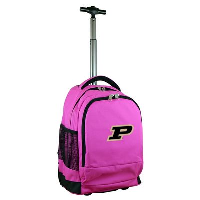 Purdue Boilermakers Wheeled Premium Backpack - Pink