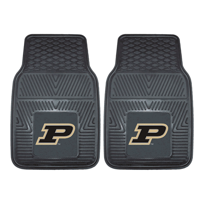 Purdue University 2-pc Vinyl Car Mat Set
