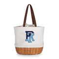 Rhode Island Rams - Coronado Canvas and Willow Basket Tote Rhode Island Rams - Coronado Canvas and Willow Basket Tote