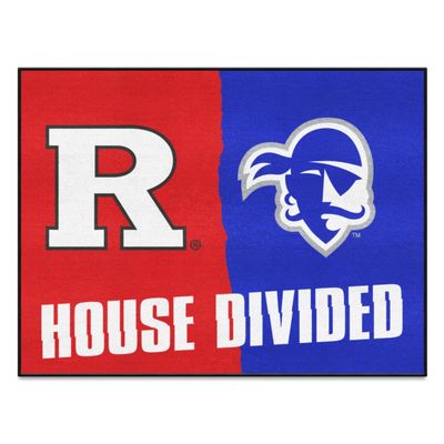 Rutgers / Seton Hall House Divided Mat