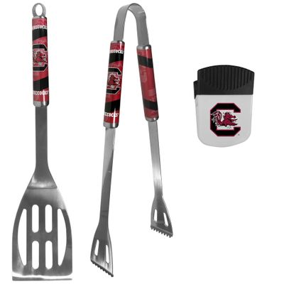 S. Carolina Gamecocks 2 pc BBQ Set and Chip Clip