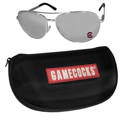 S. Carolina Gamecocks Aviator Sunglasses and Zippered Carrying Case