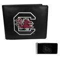 S. Carolina Gamecocks Bi-fold Wallet & Black Money Clip