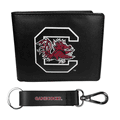 S. Carolina Gamecocks Bi-fold Wallet & Strap Key Chain