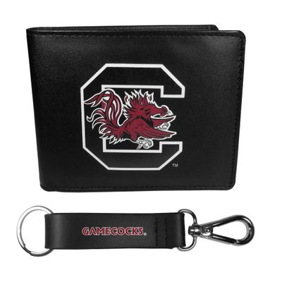 S. Carolina Gamecocks Bi-fold Wallet & Strap Key Chain