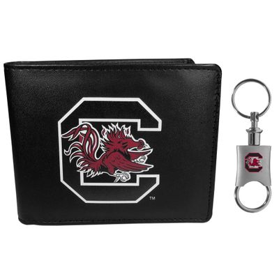 S. Carolina Gamecocks Bi-fold Wallet & Valet Key Chain