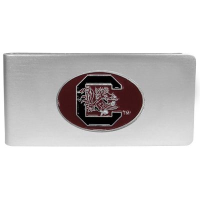 S. Carolina Gamecocks Brushed Metal Money Clip