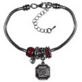S. Carolina Gamecocks Euro Bead Bracelet