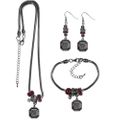 S. Carolina Gamecocks Euro Bead Jewelry 3 piece Set