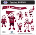 S. Carolina Gamecocks Family Decal Set Large