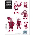 S. Carolina Gamecocks Family Decal Set Small