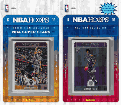 Sacramento Kings Licensed 2017-18 Hoops Team Set Plus 2017-18 Hoops All-Star Set