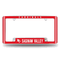 Saginaw Valley State�Cardinals Chrome Automotive License Plate Frame