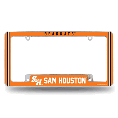Sam Houston State Bearkats Classic Chrome Auto License Plate Frame