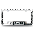 San Antonio Spurs Classic Chrome Automotive License Plate Frame San Antonio Spurs Classic Chrome Automotive License Plate Frame