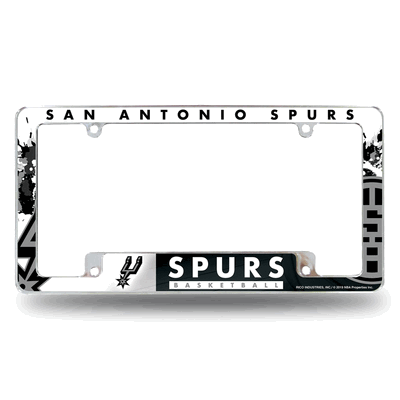 San Antonio Spurs Classic Chrome Automotive License Plate Frame