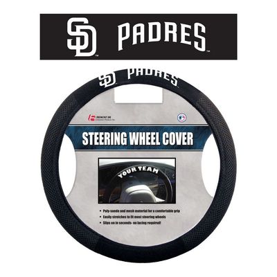 San Diego Padres Steering Wheel Cover Mesh Style