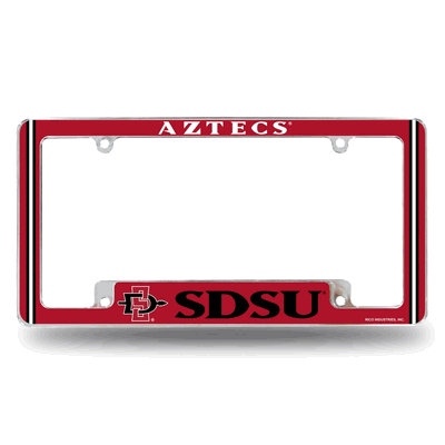 San Diego State Aztecs - SDSU Classic Chrome Auto License Plate Frame