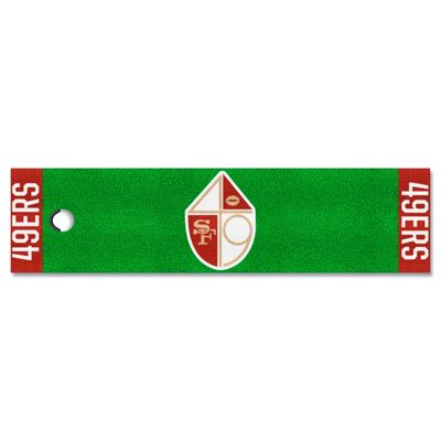 San Francisco 49ers NFL Vintage Putting Green Mat