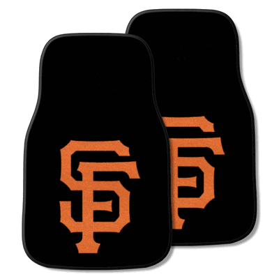 San Francisco Giants Front 2 Piece Carpet Car Mat Set