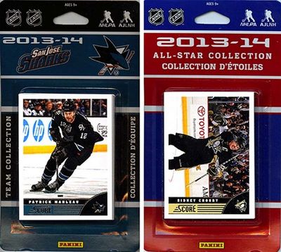 San Jose Sharks Licensed 2013-14 Score Team Set and All-Star Set