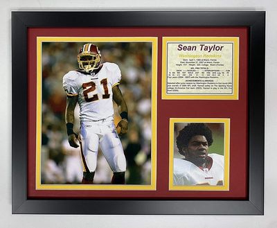 Sean Taylor Away 12x15 Framed Photo Collage