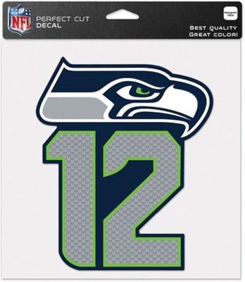 Seattle Seahawks Color Decal -12th Man