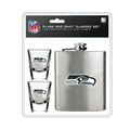 Seattle Seahawks Flask and Shot Glass Set Seattle Seahawks Flask and Shot Glass Set