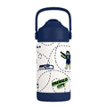 Seattle Seahawks Kids 12oz Stainless Steel Mascot Bottle Seattle Seahawks Kids 12oz Stainless Steel Mascot Bottle