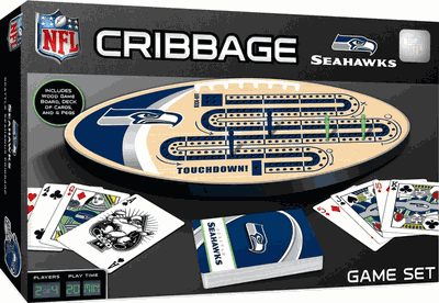 Seattle Seahawks NFL Cribbage