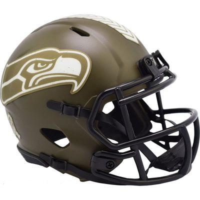 Seattle Seahawks Riddell Replica Mini Speed Style Helmet - Salute To Service