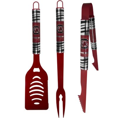 South Carolina Gamecocks 3 pc Color BBQ Tool Set
