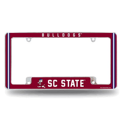 South Carolina State�Bulldogs Chrome Automotive License Plate Frame