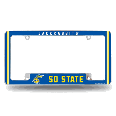 South Dakota State Jackrabbits Classic Chrome Auto License Plate Frame