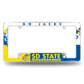 South Dakota State Jackrabbits Primary Chrome Auto License Plate Frame