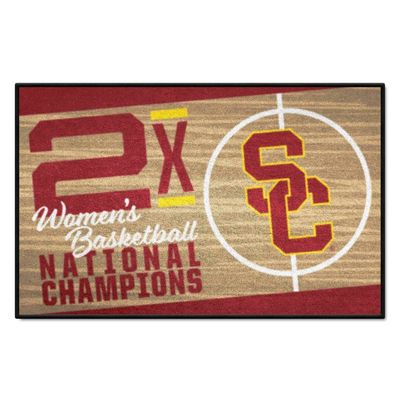 Southern California Trojans Dynasty Starter Mat Accent Rug Women's Basketball
