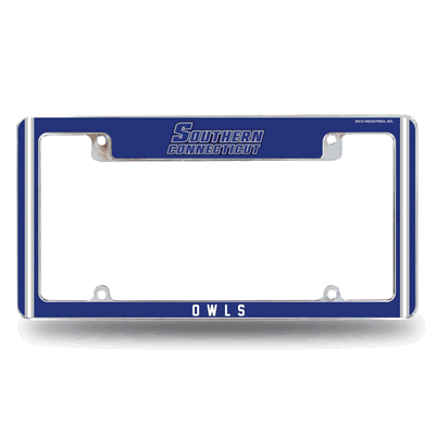 Southern Connecticut State�Owls Chrome Automotive License Plate Frame