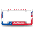 Southern Methodist Mustangs Primary Chrome Auto License Plate Frame