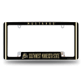 Southwest Minnesota Mustangs Chrome Automotive License Plate Frame Southwest Minnesota Mustangs Chrome Automotive License Plate Frame