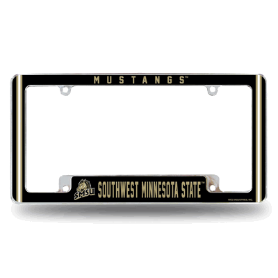 Southwest Minnesota�Mustangs Chrome Automotive License Plate Frame