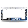 Southwestern Oklahoma St Bulldogs Primary Chrome License Plate Frame Southwestern Oklahoma St Bulldogs Primary Chrome License Plate Frame