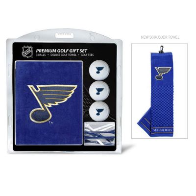 St. Louis Blues Golf Gift Set with Embroidered Towel