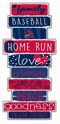 St. Louis Cardinals 24" Celebrations Stack Sign