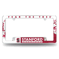 Stanford Cardinal "Fear The Tree" Chrome Auto License Plate Frame