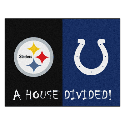 Steelers / Colts House Divided Mat
