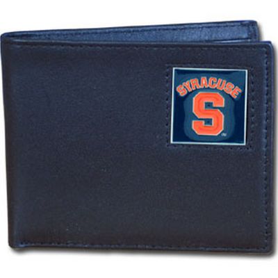 Syracuse Orange Leather Bi-fold Wallet