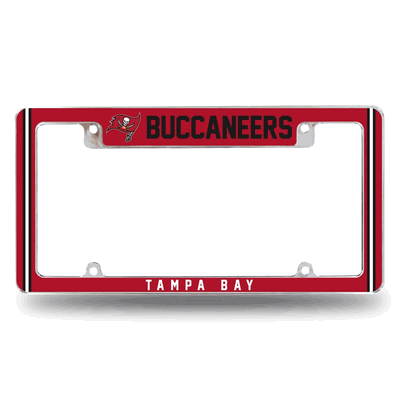 Tampa Bay Buccaneers Classic Chrome Automotive License Plate Frame