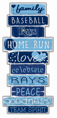 Tampa Bay Rays 24" Celebrations Stack Sign