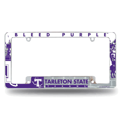 Tarleton State Texans Primary Chrome Automotive License Plate Frame